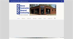 Desktop Screenshot of groveconstruction.com